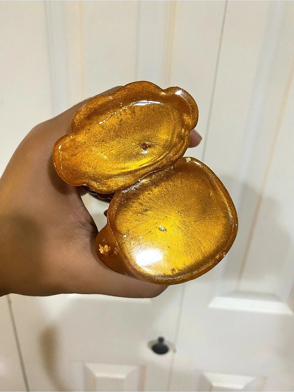 Red Gold Resin Bust Sculpture Goddess, Set - Picture 13 of 13